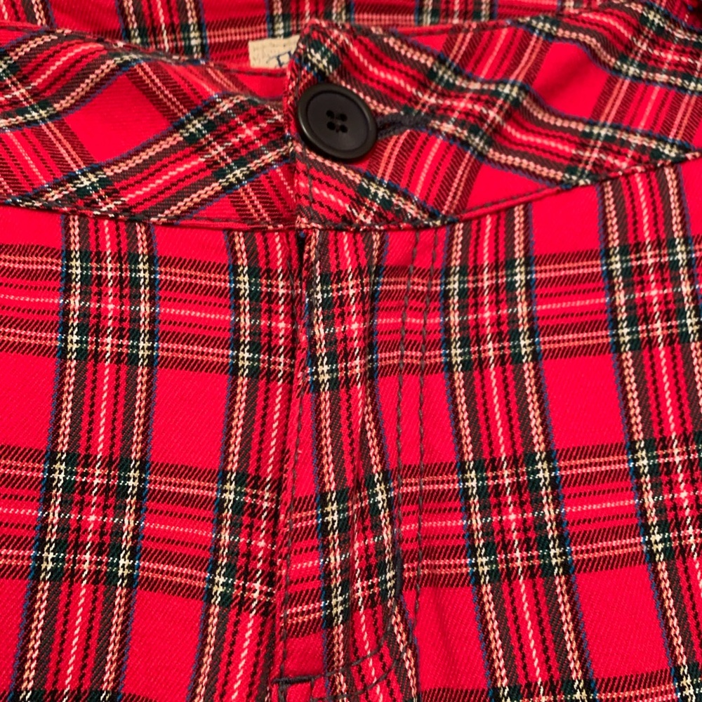 Paris Blues - Red Plaid Pants - Size 20